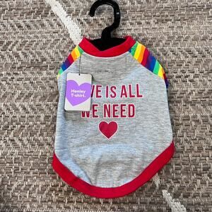 Dog shirt Sz XS "All you need is love"